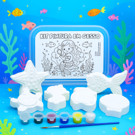 Sereia - Kit Pintura em Gesso
