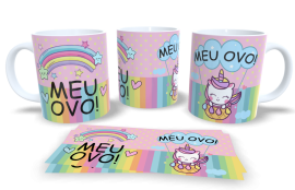 Caneca de Porcelana - Meu ovo