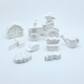 Kit para Pintura (Fazendinha) 8 peas