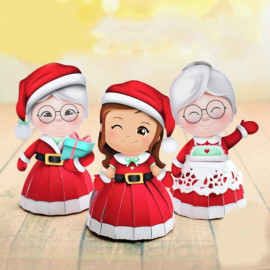 Porta Bombom Mame Noel 3D