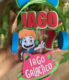 Topo de Bolo - Gato Gal�ctico