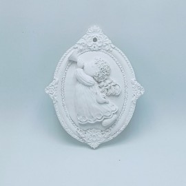 Gesso para Aromatizador (Anjinho com Trombeta)