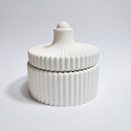 Potinho Canelado com Tampa (20 unidades)