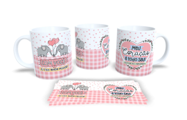 Caneca de Porcelana - Dia dos Namorados 9