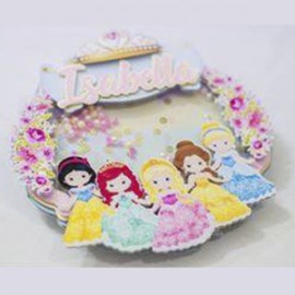 Topo de Bolo -  Princesas