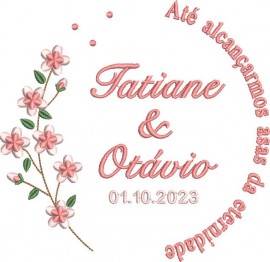 Bastidor Bordado - Porta Alianas (Mod. 03)