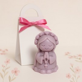 Lembrancinha Maternidade Vela Artesanal Anjinha