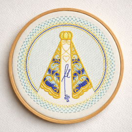 Bordado Nossa Senhora Aparecida (Mod.01)