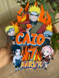 Topo de Bolo - Naruto