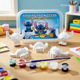 Stitch - Kit Pintura em Gesso