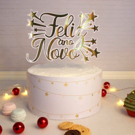 Topo de Bolo Natalino (mod. 17)