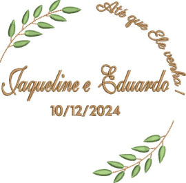 Bastidor Bordado - Porta Alianas (Mod. 06)