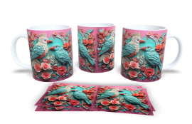 Canecas de Porcelana 3D