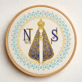 Bordado Nossa Senhora Aparecida (Mod.03)