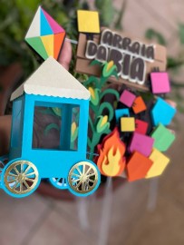 Topo de Bolo 3D Arrai�