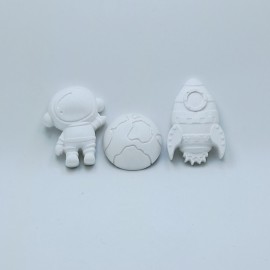 Kit para Pintura - 30 peas (Astronauta)