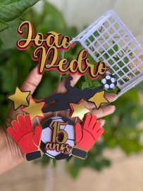 Topo de Bolo - Futebol