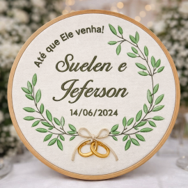 Porta Alian�as - (At� que Ele Venha) Mod. 01