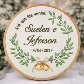 Porta Alian�as - (At� que Ele Venha) Mod. 01