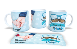 Caneca Porcelana Dia dos Pais (Modelo1)