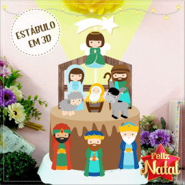 Topo de Bolo Prespio