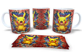Caneca 3D Pikachu