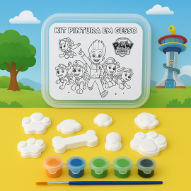 Patrulha Canina - Kit Pintura em Gesso