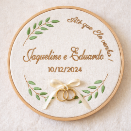 Porta Alian�as (At� que Ele venha!) Mod. 02