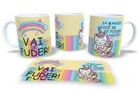 Caneca de Porcelana - J� mandei voc� ir se foder hoje?