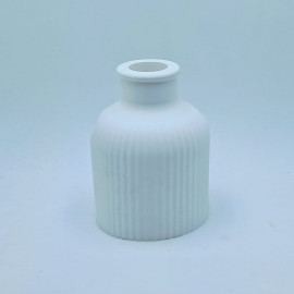 Vasinho Canelado - (gesso cru)