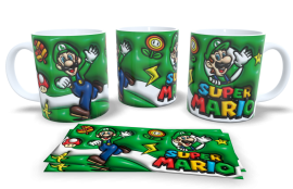Caneca 3D Luigi - Super M�rio