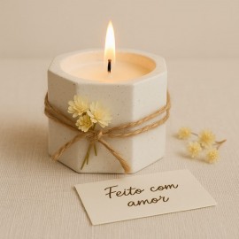 Lembrancinha Vazinho com Vela