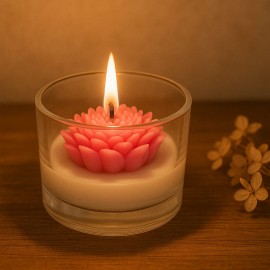 Vela Artesanal - Flor de Lotus