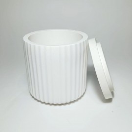 Vaso Canelado (7,5cm x 8,5cm)