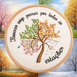 Bordado - As Quatro Esta��es