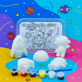 Astronauta - Kit Pintura em Gesso