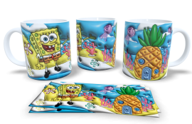 Caneca 3D Bob Esponja