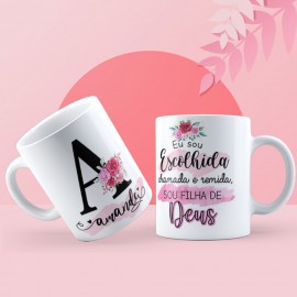 Caneca de Porcelana - Alfabeto Evang�lico