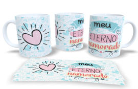 Caneca de Porcelana - Meu Eterno Namorado