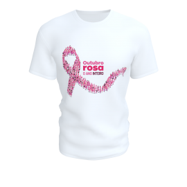 Camiseta Outubro Rosa (Mod. 12)