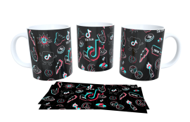 Caneca de Porcelana Tik Tok (Mod. 01)