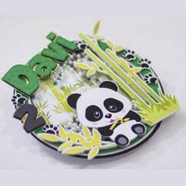 Topo de Bolo - Panda