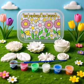 Primavera - Kit Pintura em Gesso