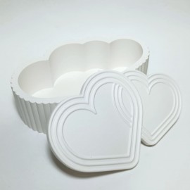 Caixa Cora��o Duplo Canelado