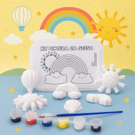 Primeira Volta ao Sol - Kit Pintura em Gesso