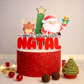 Topo de Bolo Natalino (mod. 01)