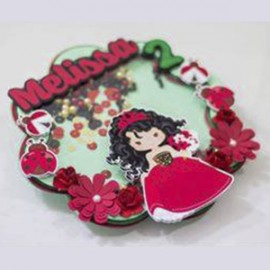 Topo de Bolo -  Joaninha