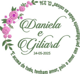 Bastidor Bordado - Porta Alianas (Mod. 07)