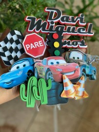 Topo de Bolo - Carros