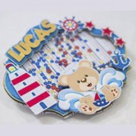 Topo de Bolo - Ursinho Marinheiro